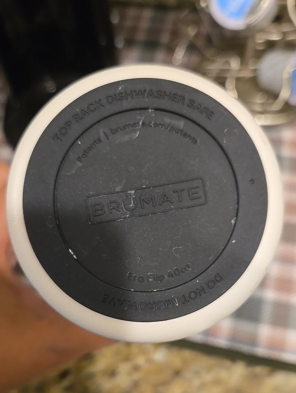 BruMate Era Flip 40 Oz Travel Mug with Handle Neutral